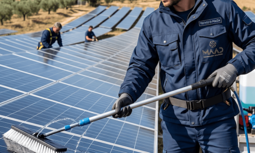 pulizia pannelli fotovoltaici
